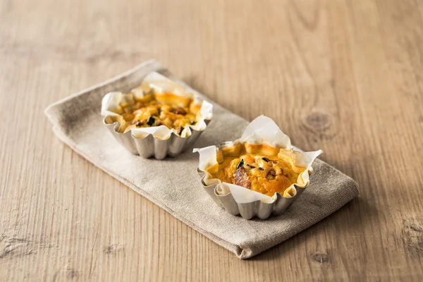 Mini quiche — Fotografia de Stock