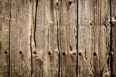 Wooden door clipart
