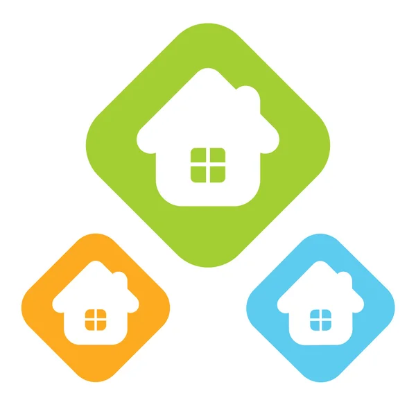 House vector icon isolated. — Stock Vector