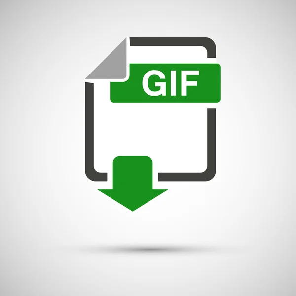 GIF dosya indirmek, gri bir arka plan üzerinde