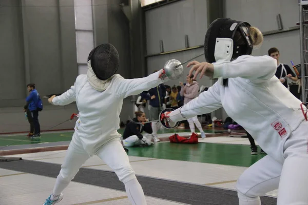 Championship Ukraine Fencing 2020 — Stock Photo, Image