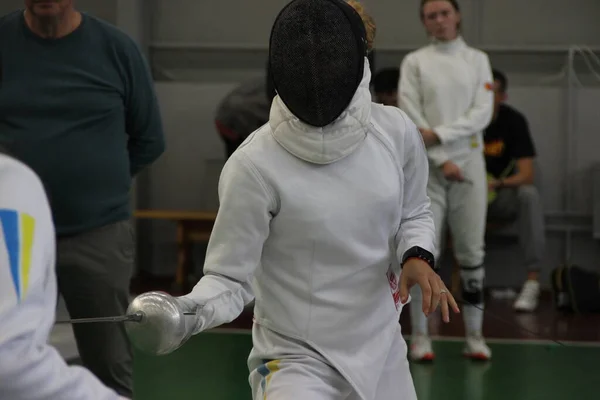 Campeonato Ucrânia Esgrima 2020 — Fotografia de Stock