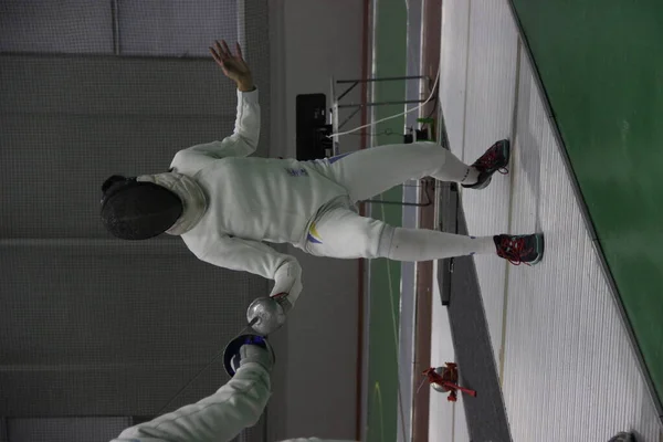 Championship Ukraine Sport Fencing 2020 — Stock Photo, Image