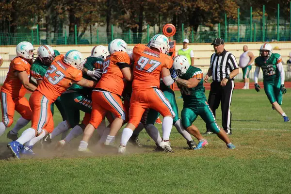 Partita Tra Kiev Team Stallions Minsk Team Hurricanes 2019 — Foto Stock