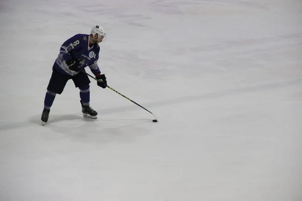 Hockeymatchen Mellan Kiev Klubben Falcons Och Laget Från Bila Tsherkva — Stockfoto