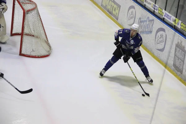 Hockey Match Kiev Team Falcons Club Bila Tcherkva Leopard Ukrainian — Stock Photo, Image