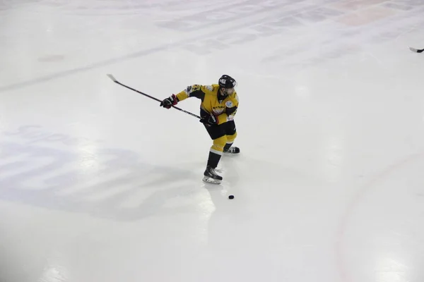 Hockeymatchen Mellan Kiev Laget Falcons Och Klubb Från Bila Tcherkva — Stockfoto