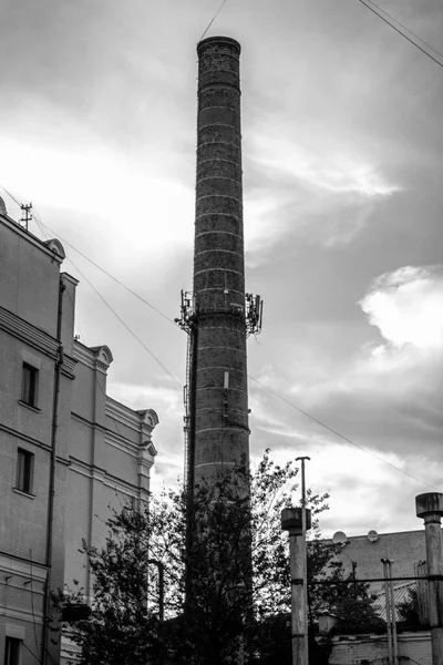 Das Bild Der Alten Fabrik — Stockfoto