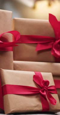 Bu güzel paketlenmiş hediyeler özel birine verilmeye hazır özel durumlar için mükemmeldir.