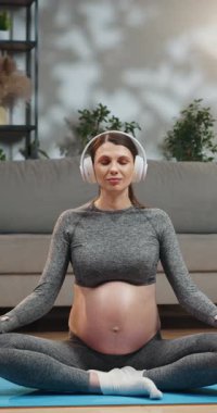 Genç bir kadın, rahat oturma odasından uzaktan çalışırken bilgisayar ekranına odaklanmış, doğal ışıkla yıkanmış.