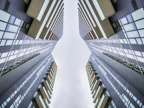 stock image View on buildings facade in sunlight