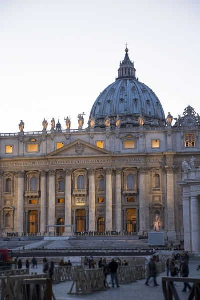Квадрат святого peter в Ватикане, Рим — стоковое фото