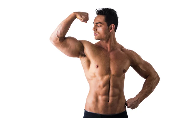 Shirtless Athletic Young Muscle Man — Stock Photo, Image