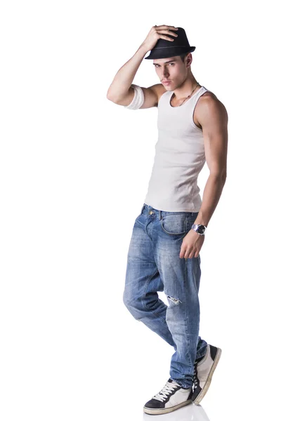 Hip hop dancer showing some movements — Stock Photo, Image
