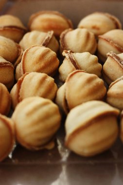 Yoğunlaştırılmış süt makrolu lezzetli çerezler