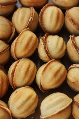 Yoğunlaştırılmış süt makrolu lezzetli çerezler