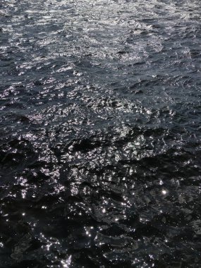 Su ve güneşin güzel manzarası