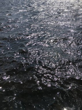 Su ve güneşin güzel manzarası