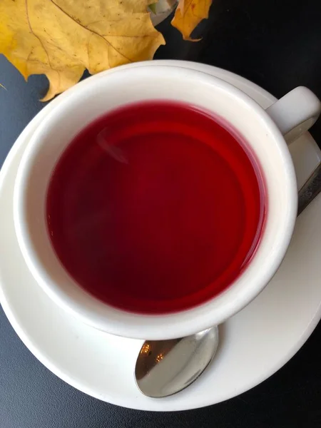 Вкусный Чай Ягодами — стоковое фото