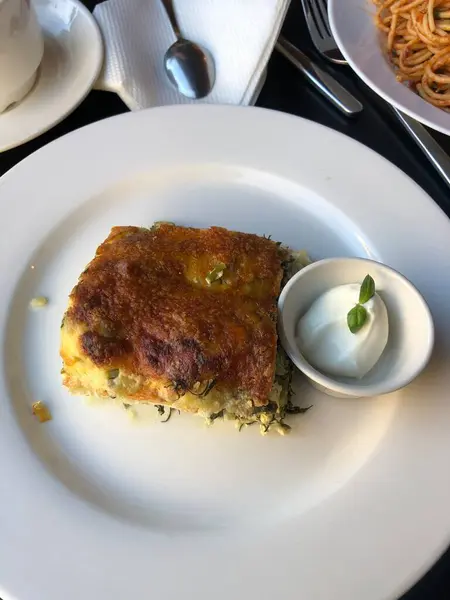 Lasagne Met Groenten Kruiden — Stockfoto