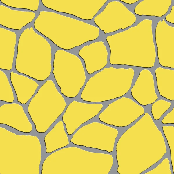 Abstract Geometrisch Modern Naadloos Patroon Handgetekende Textuur Grijze Gele Kleuren — Stockfoto