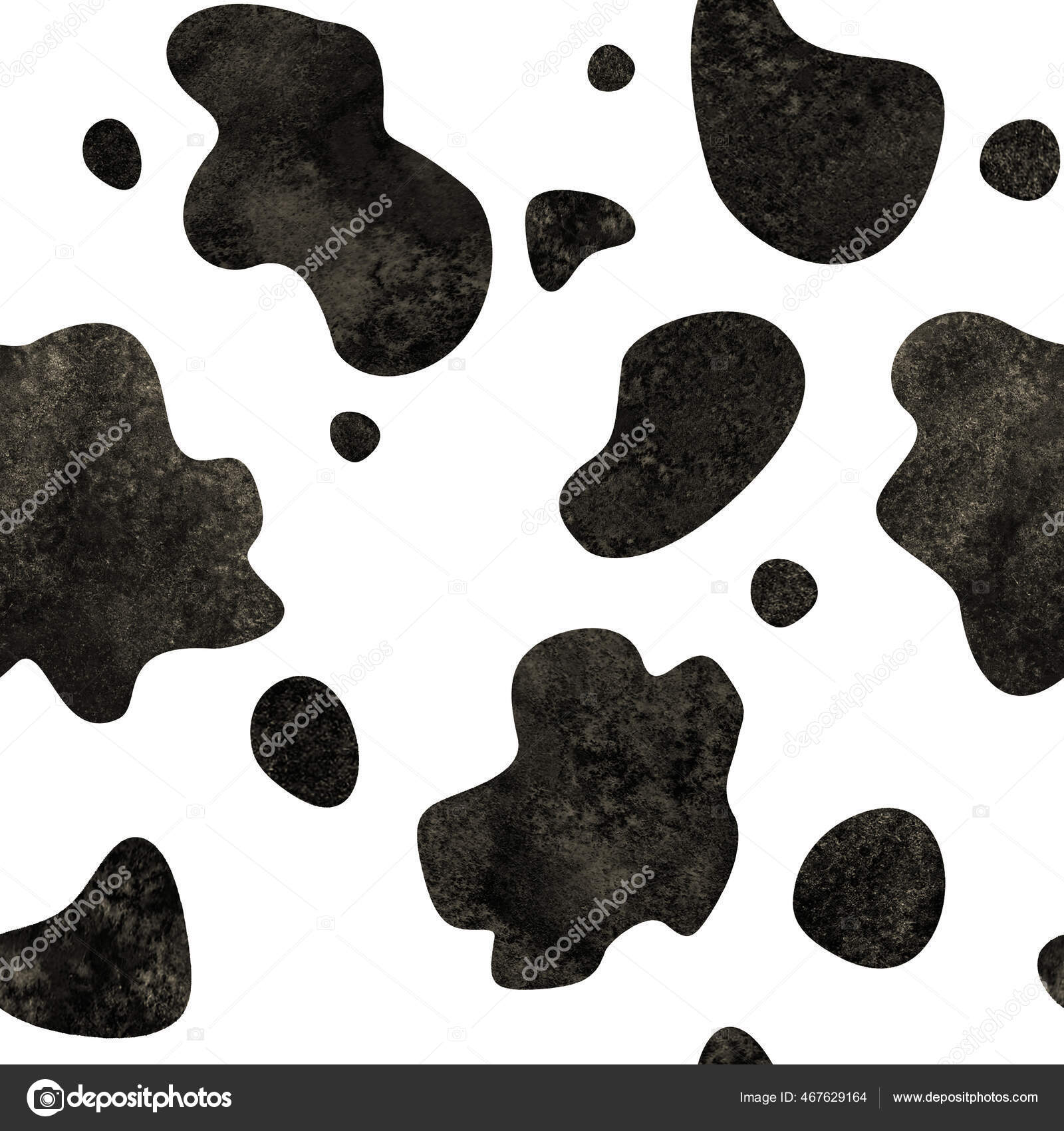 Cow spots pattern wrapping paper, animal print
