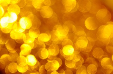 Altın bulanık bokeh arka plan