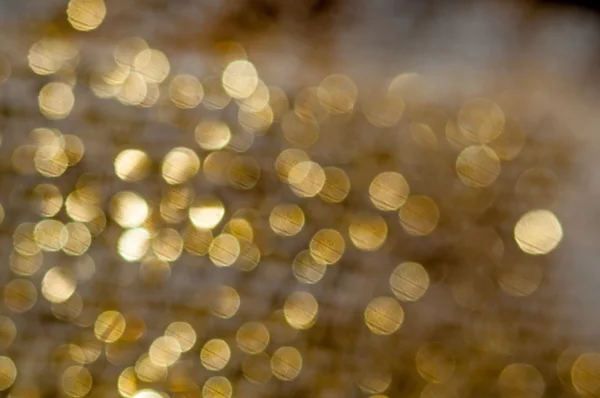 Altın arka plan bulanık bokeh ile kahverengi — Stok fotoğraf
