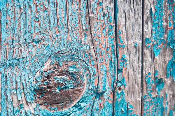 Blue painted wooden background — Stock Photo, Image