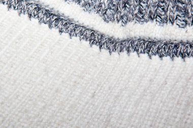 beyaz gri kumaş dokulu