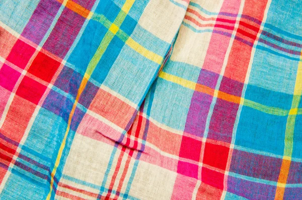 Checkered cloth texture — Stock Photo, Image