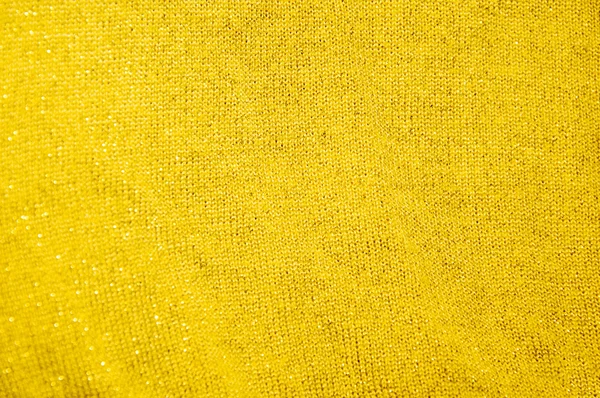 Yellow fabric texture — Stock Photo, Image