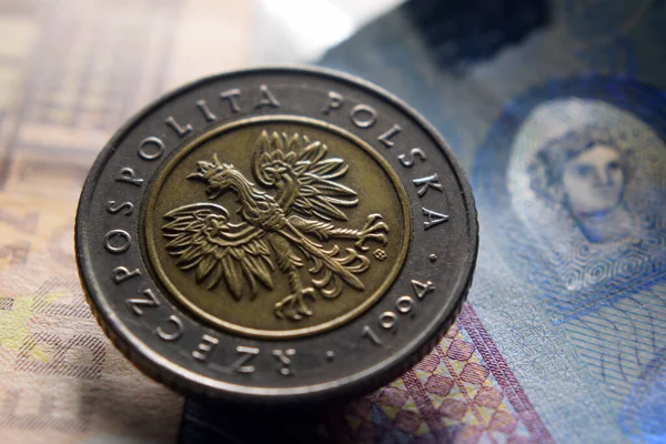 ポーランドのZoty ユーロ紙幣 — ストック写真