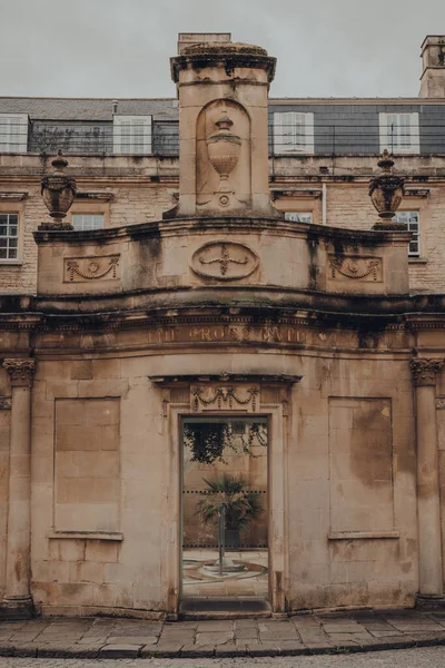 Bath October 2020 Entrance Cross Bath Historic Thermal Bath Open — 스톡 사진