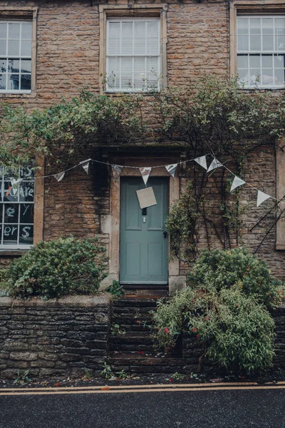 Frome Großbritannien Oktober 2020 Fassade Eines Traditionellen Steinhauses Frome Einer — Stockfoto