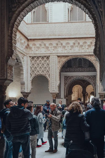 Sevilla España Enero 2020 Vista Través Del Arco Del Vestíbulo — Foto de Stock