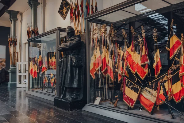 Bruxelas Bélgica Agosto 2019 Exposições Militares Belgas Museu Real Das — Fotografia de Stock