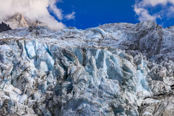Ледник Аржентьер в Шамони, Франция — стоковое фото