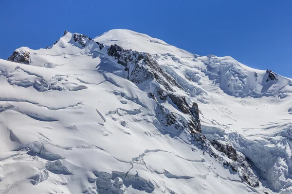 Mont Blanc Massif ve francouzských Alpách — Stock fotografie