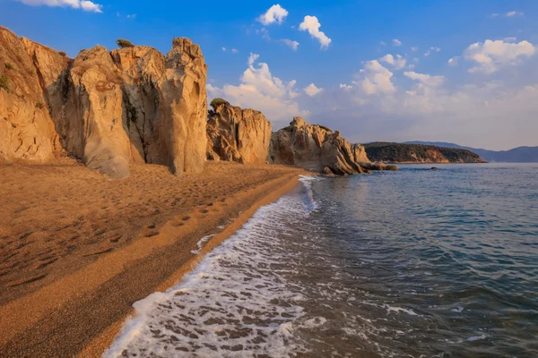 Praia de Ierissos-Kakoudia, Grécia — Fotografia de Stock