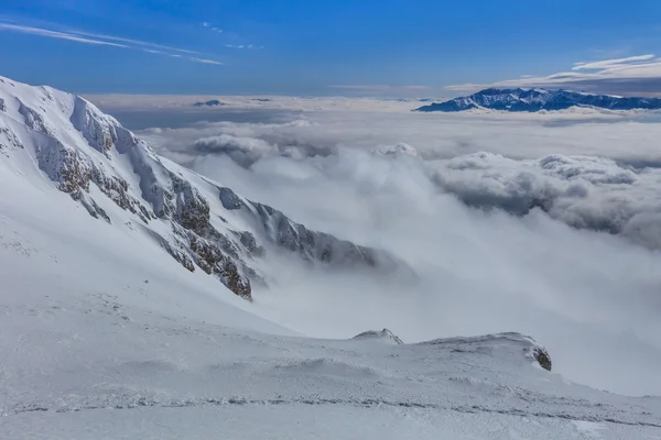 冬季山景 — 图库照片