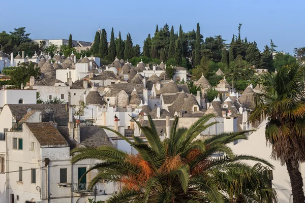 Alberobello 's trulli. Puglia. italy — Stok Foto