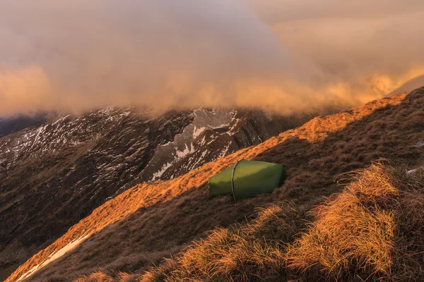 Sonnenaufgang im Fagaras-Gebirge — Stockfoto