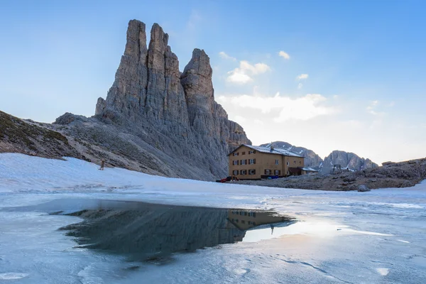 Dolomiti - wieże vajolet Obrazy Stockowe bez tantiem