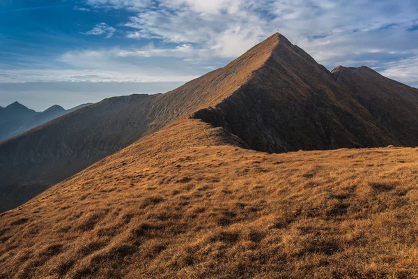 Le pic Moldoveanu dans les montagnes de Fagaras, Roumanie — Photo