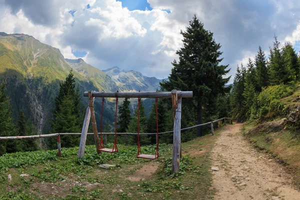 Horská krajina. Fagarašské pohoří, Rumunsko — Stock fotografie