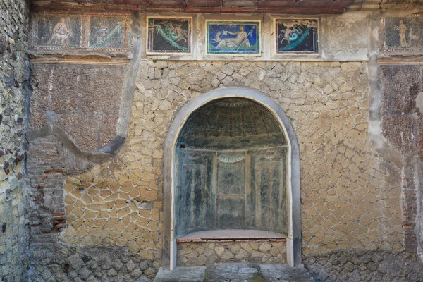 Antica città romana di Ercolano, Italia — Foto Stock