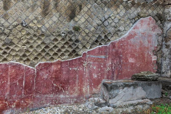 Pompeia, Itália, que foi destruída e enterrada durante a erupção do Monte Vesúvio em 79 dC — Fotografia de Stock