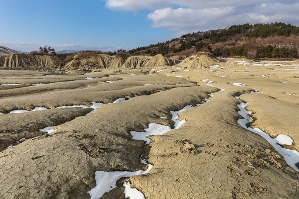 Çamur volkanlar olarak buzau, Romanya — Stok fotoğraf