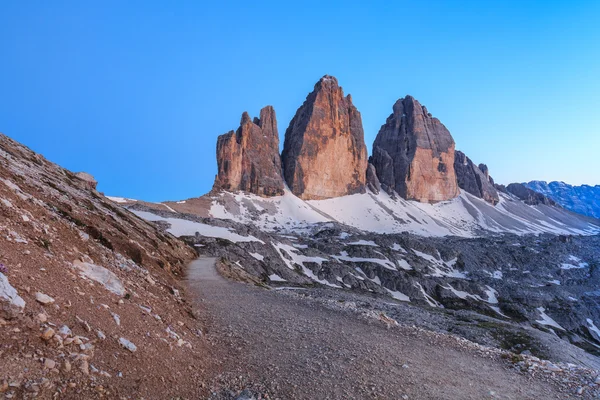 Tre cime. dolomiet Alpen, Italië — Stockfoto